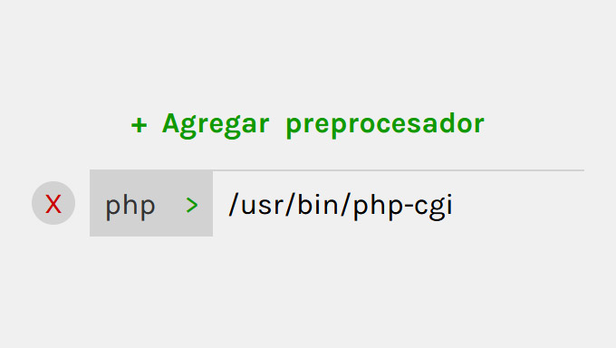Imagen de Agregar preprocesador